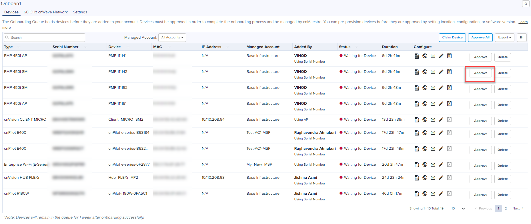 Create and manage accounts
